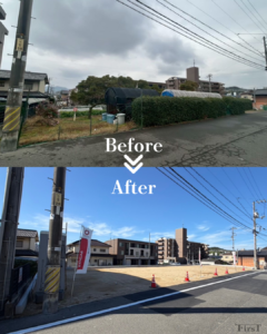 福山市木之庄町の土木工事